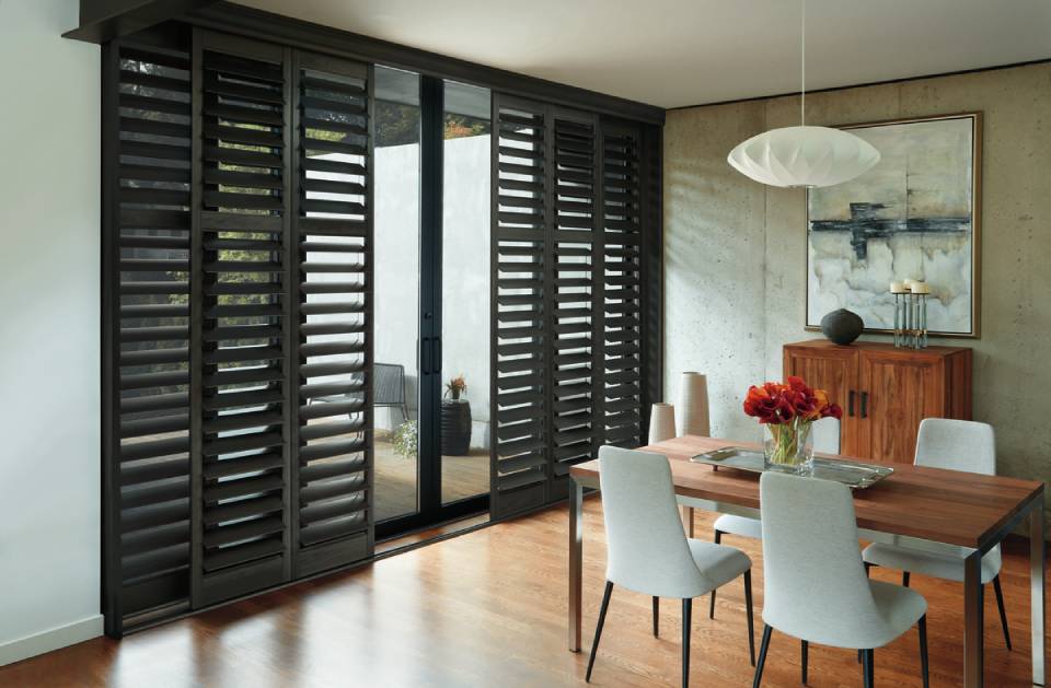 NewStyle® Hybrid Shutters near Glendale, Kentucky (KY) from Hunter   Douglas for your home’s living room