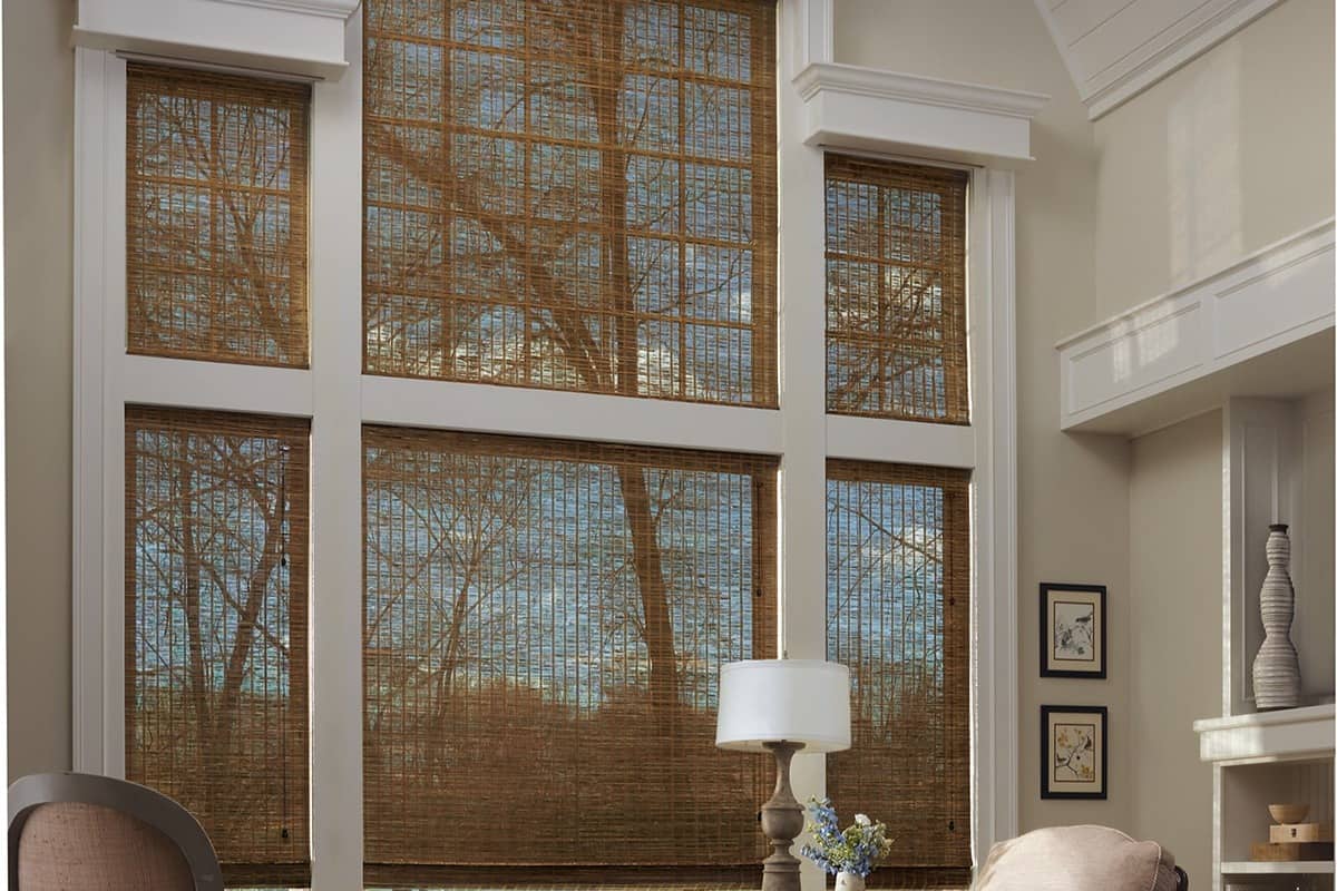 Hunter Douglas Provenance® Woven Wood Shades for organic warmth and complete privacy near Elizabethtown, Kentucky (KY)
