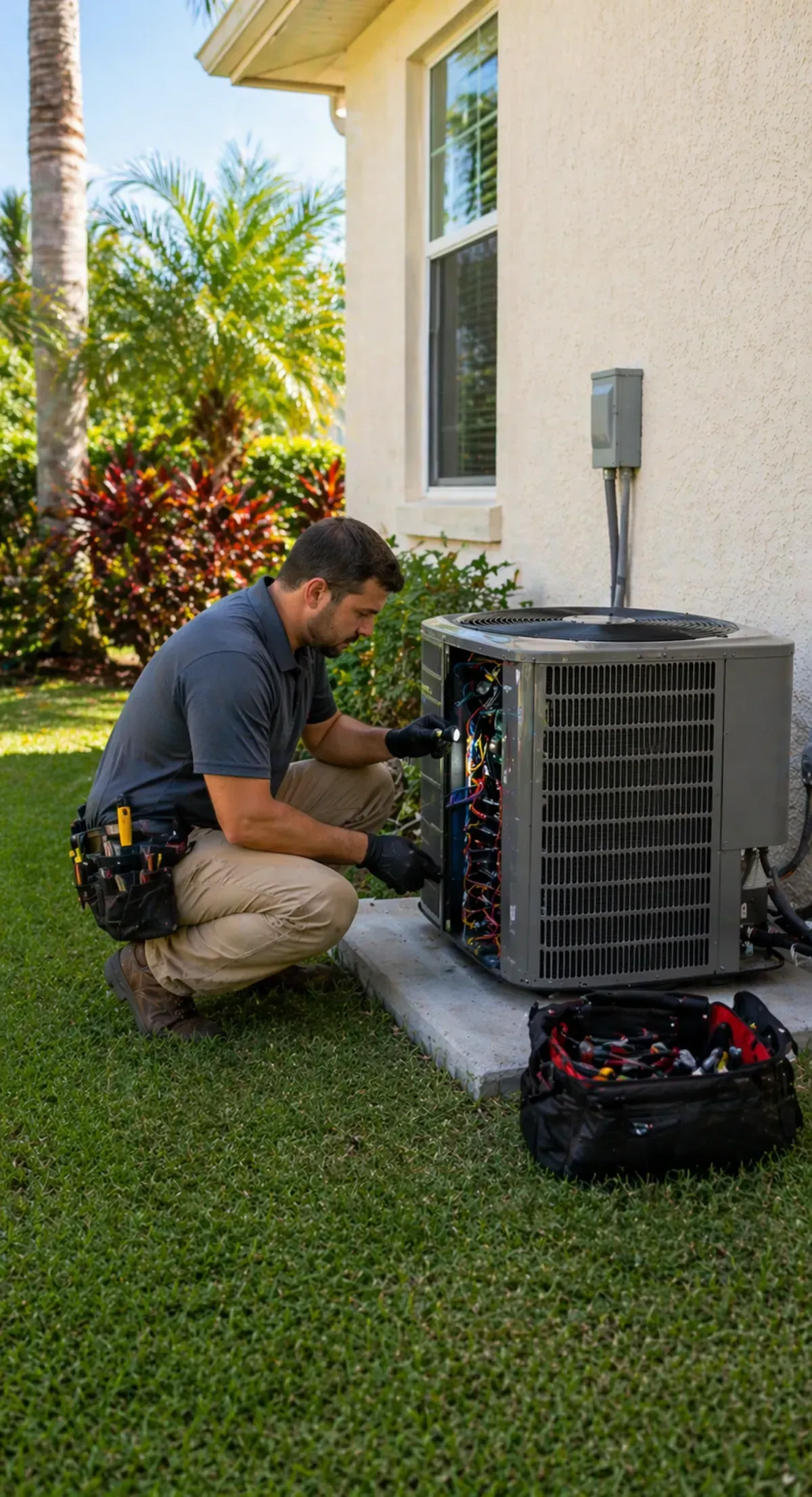AC maintenance Lakewood Ranch FL technician inspection
