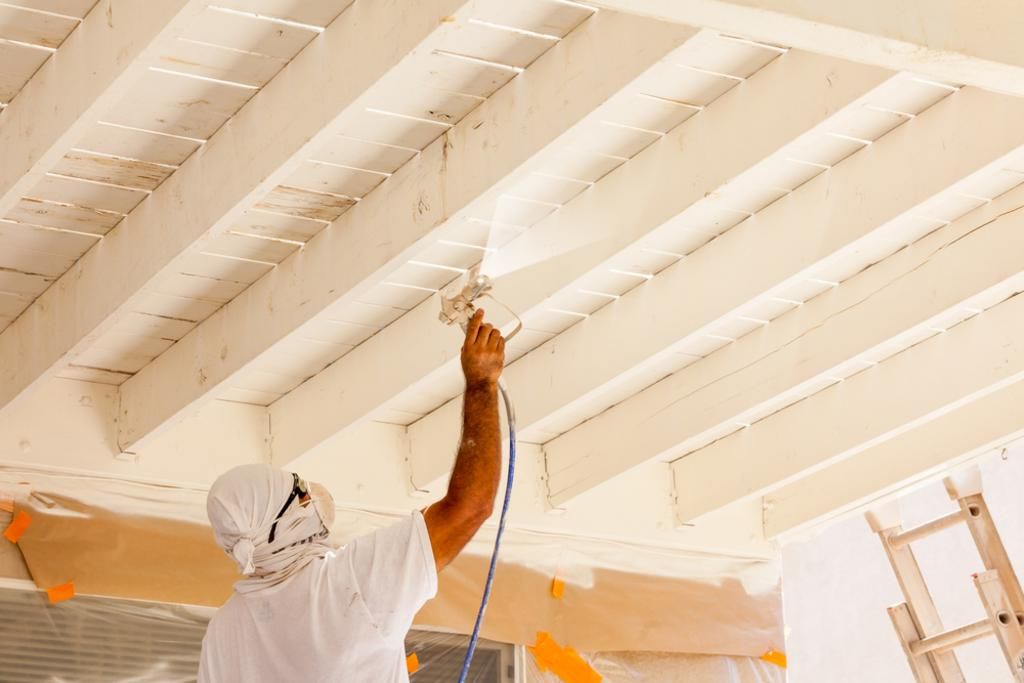 Painter Painting Ceilings