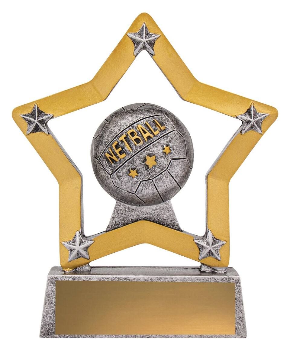 ball in star trophy design
