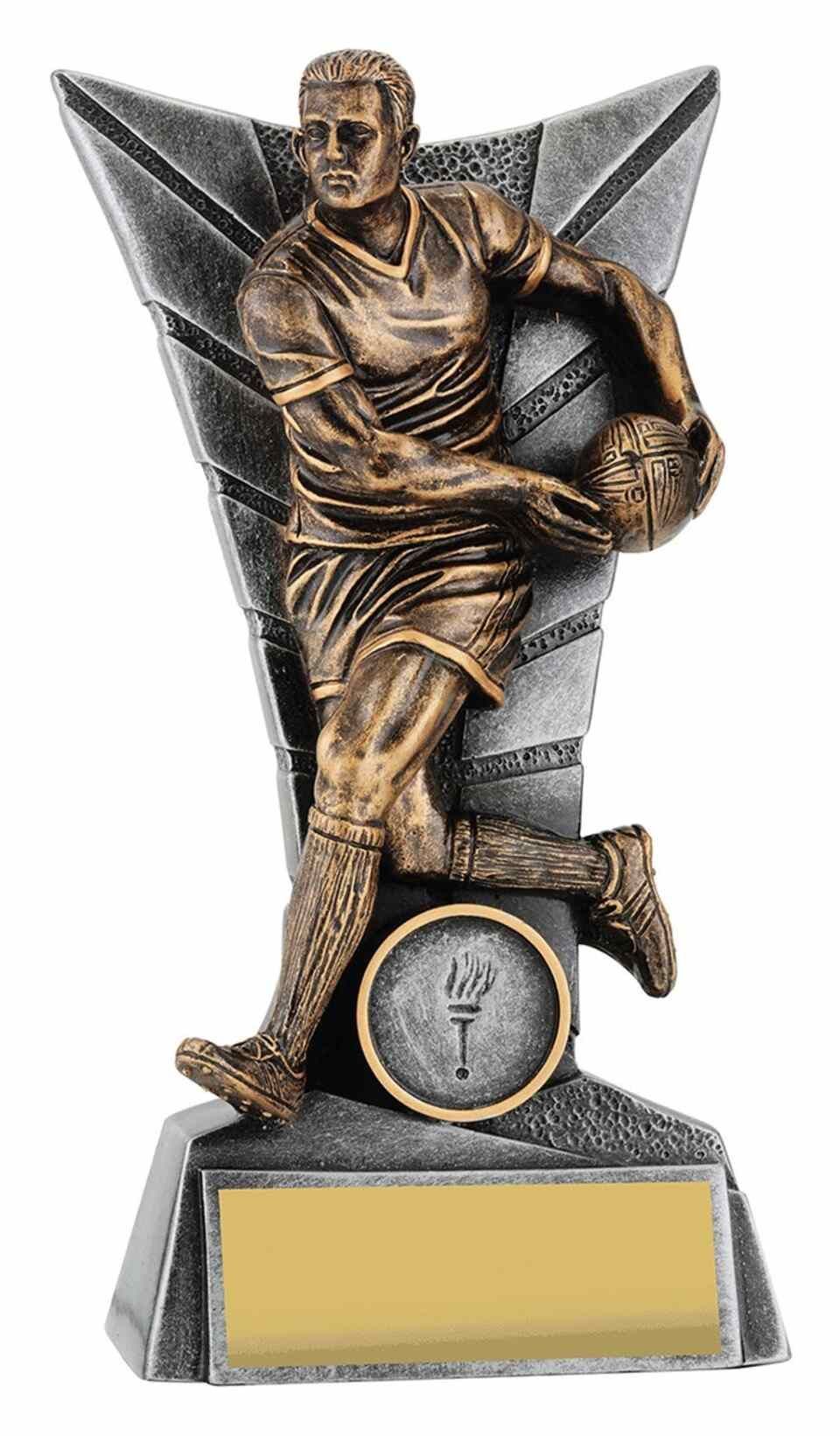 rugby player trophy