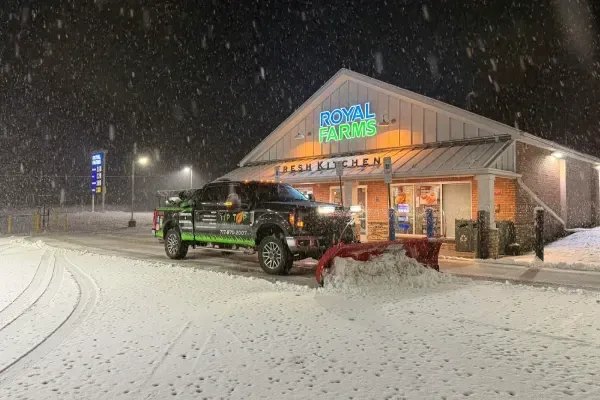 Professional snow and ice management in Spring Grove PA with snow plowing, deicing, and safe winter surface maintenance