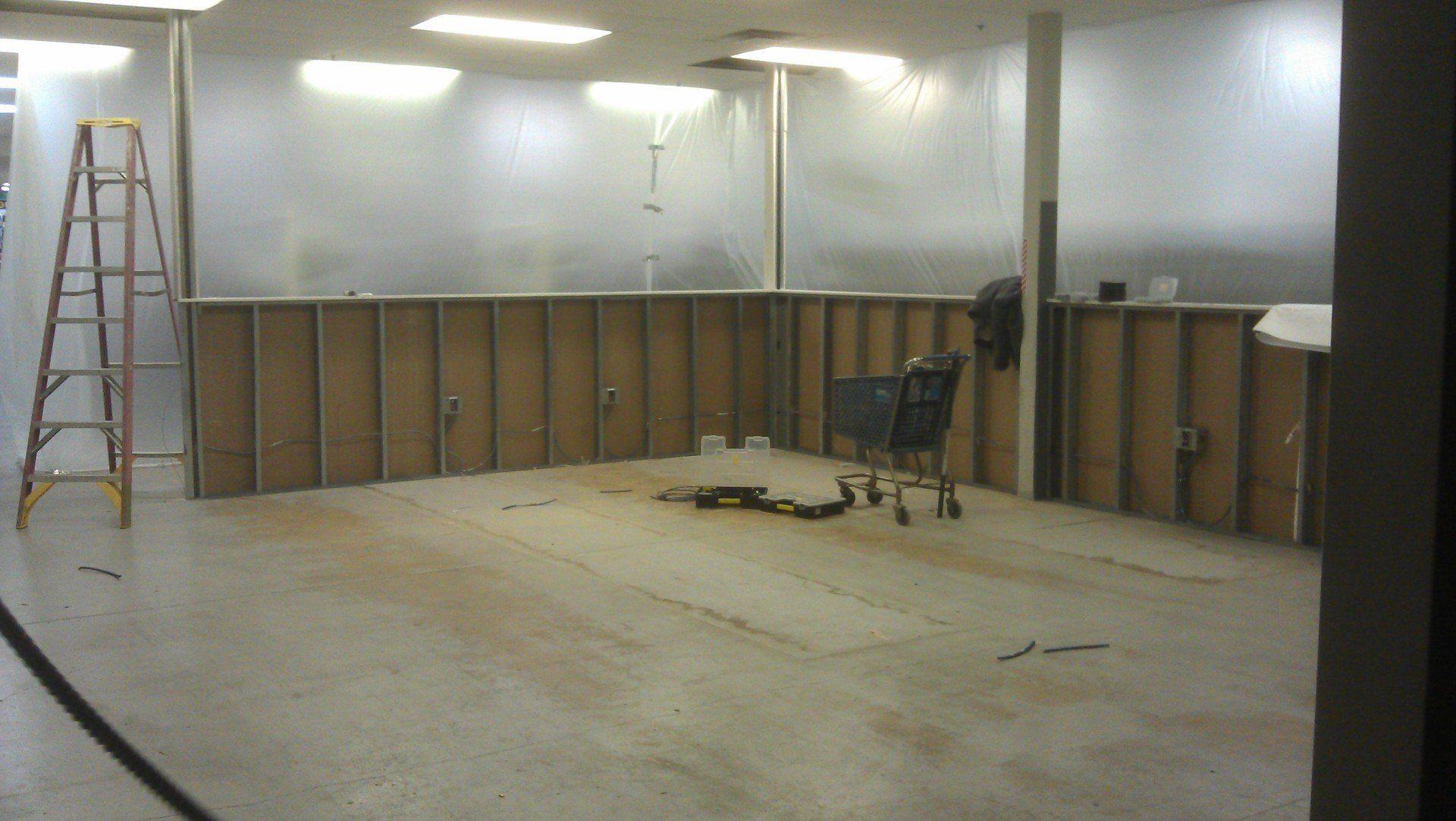 complete rewiring of office up to code