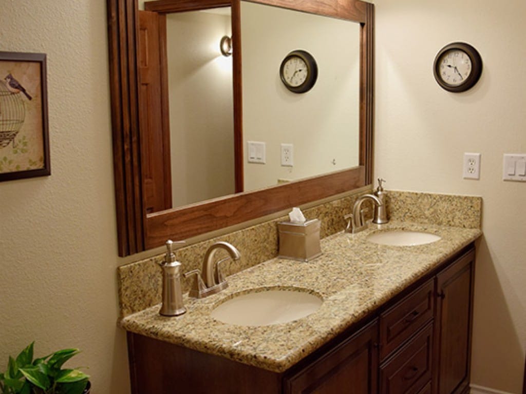 Marble Countertop with Two Sinks — Imperial, CA — NS Construction