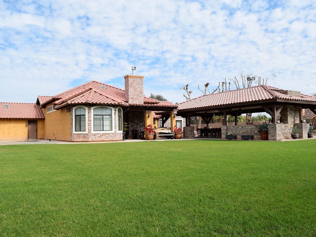 Bermuda Grass Outside the House — Imperial, CA — NS Construction