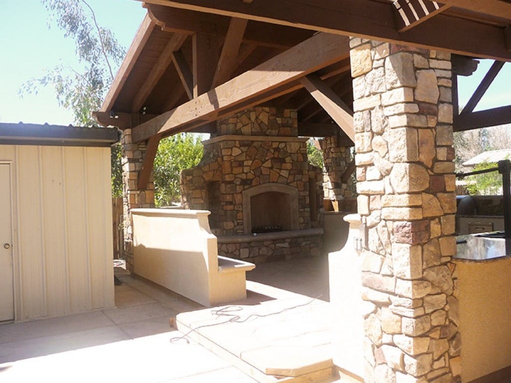 Patio with Chimney — Imperial, CA — NS Construction