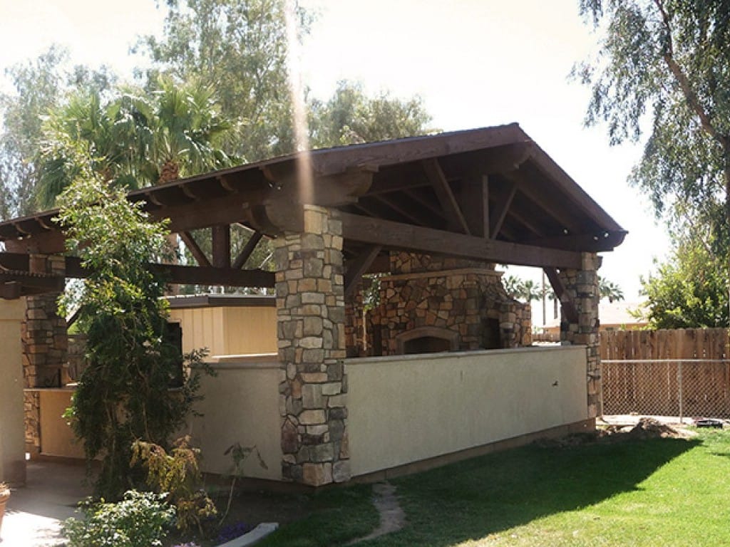 Cut Stone Patio — Imperial, CA — NS Construction