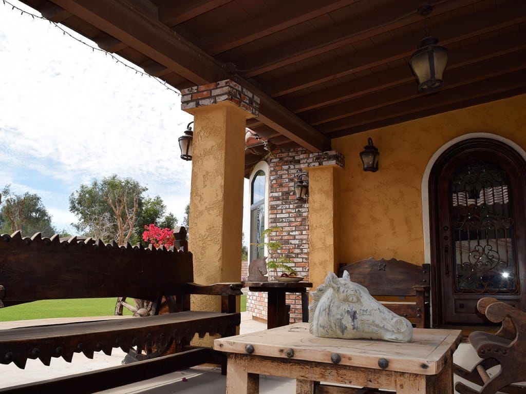 Patio with Wooden Chair — Imperial, CA — NS Construction