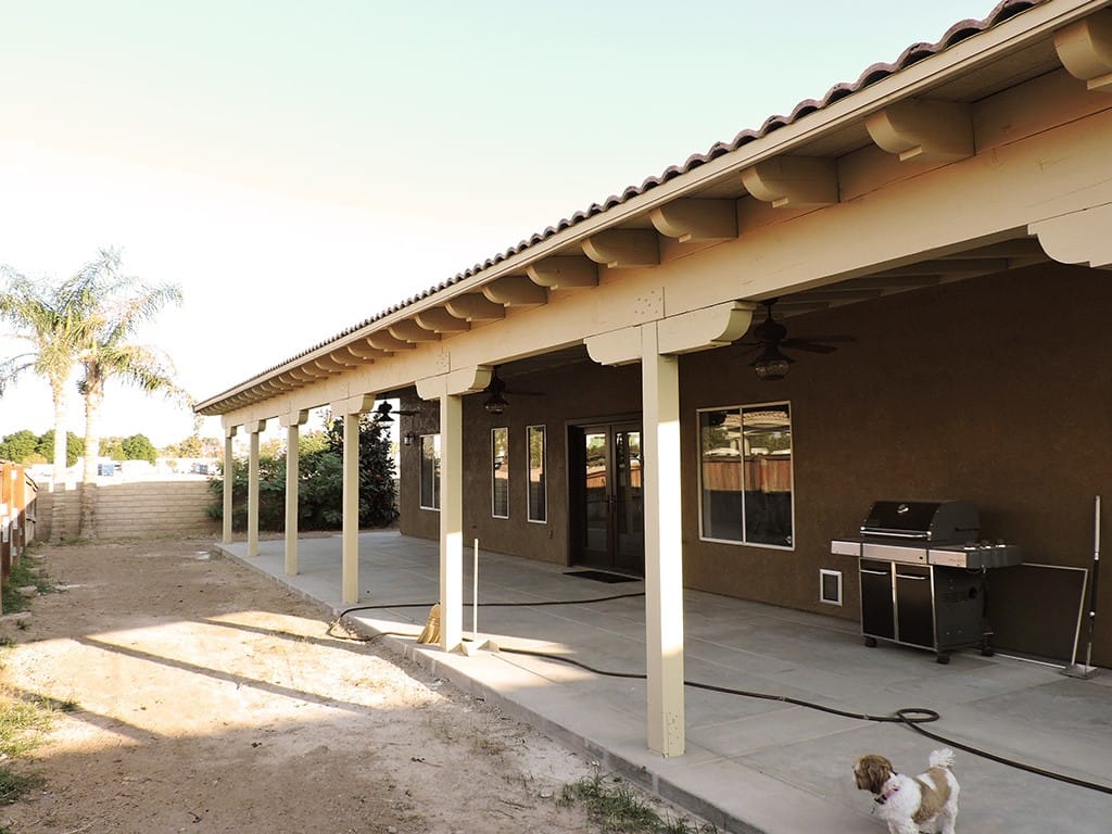 Patio with Terrace — Imperial, CA — NS Construction