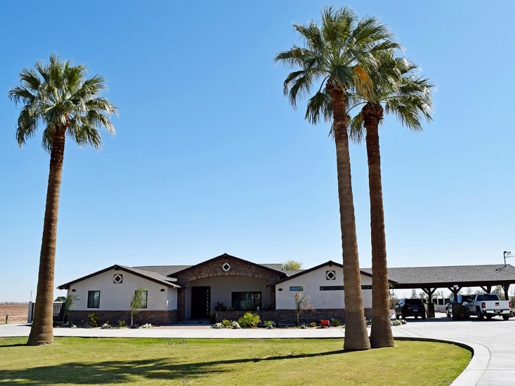 House with California Palm — Imperial, CA — NS Construction