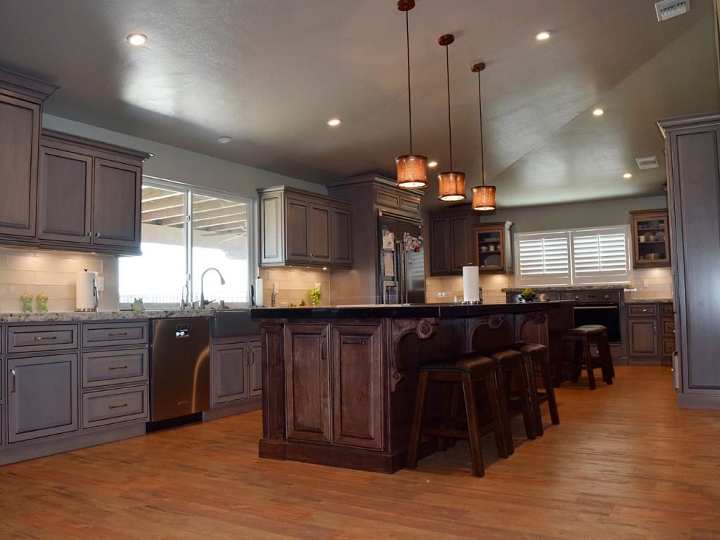Kitchen with Wooden Table — Imperial, CA — NS Construction