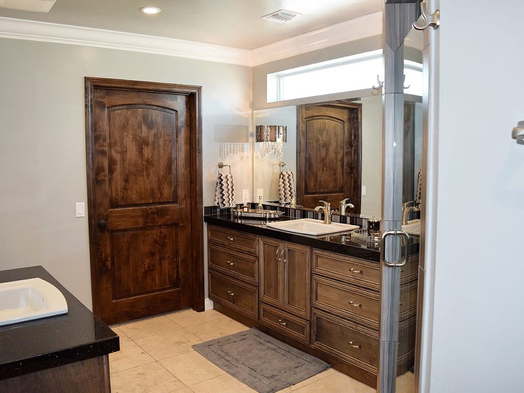 Countertop with Wooden Door — Imperial, CA — NS Construction