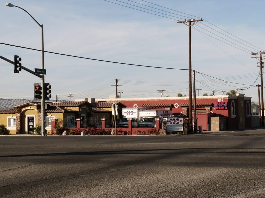 NS Construction Office Behind Traffic Lights — Imperial, CA — NS Construction