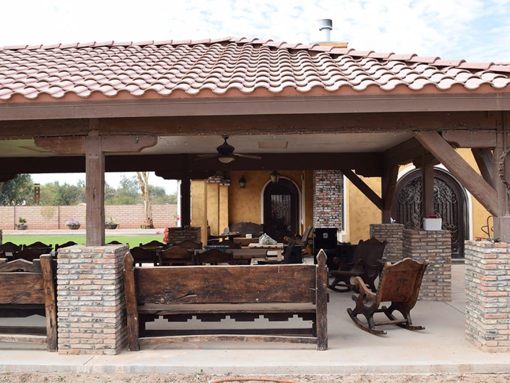 Chairs Outside the House — Imperial, CA — NS Construction