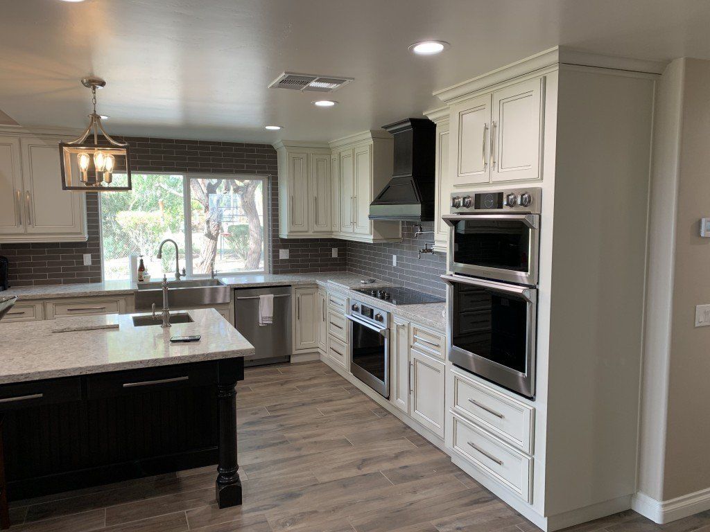 Custom Cabinet with Microwave Oven — Imperial, CA — NS Construction