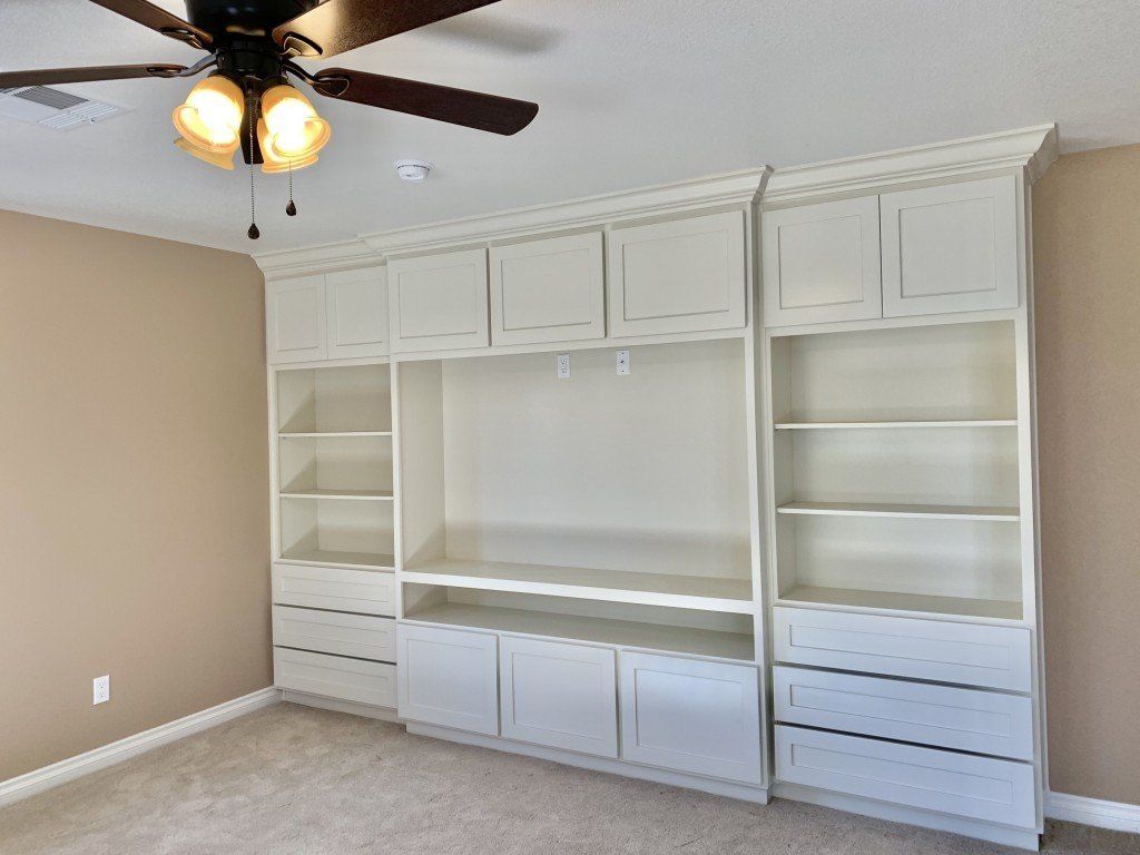 Custom Living Room Cabinet with Shelf — Imperial, CA — NS Construction