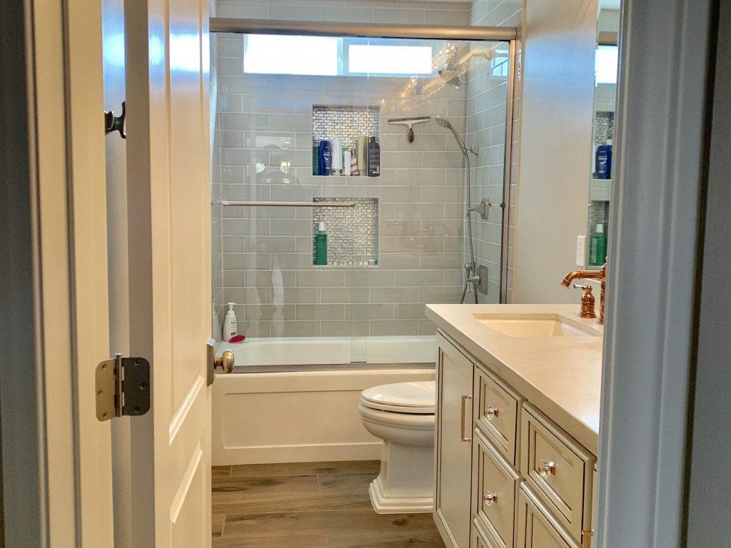Sliding Door in Shower Room — Imperial, CA — NS Construction