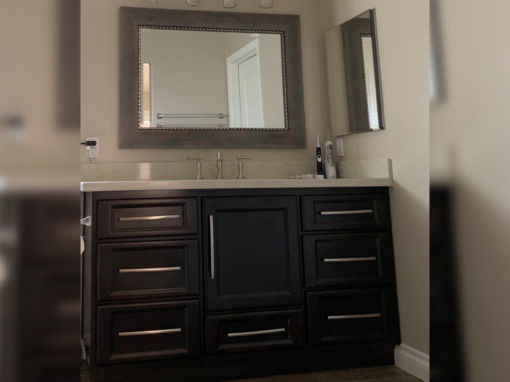 Rectangular Bathroom Mirror — Imperial, CA — NS Construction