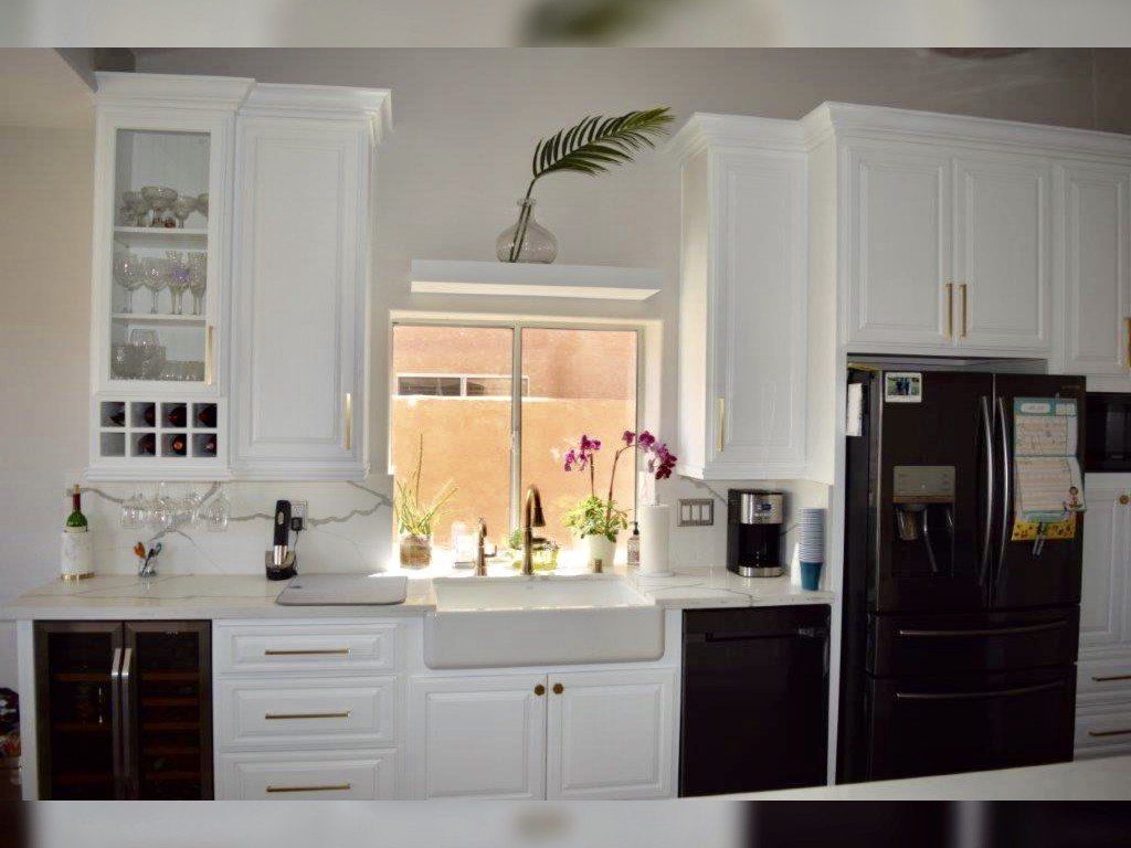 Sink with Plants and Flowers — Imperial, CA — NS Construction