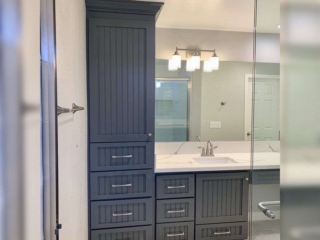 Blue Cabinet — Imperial, CA — NS Construction