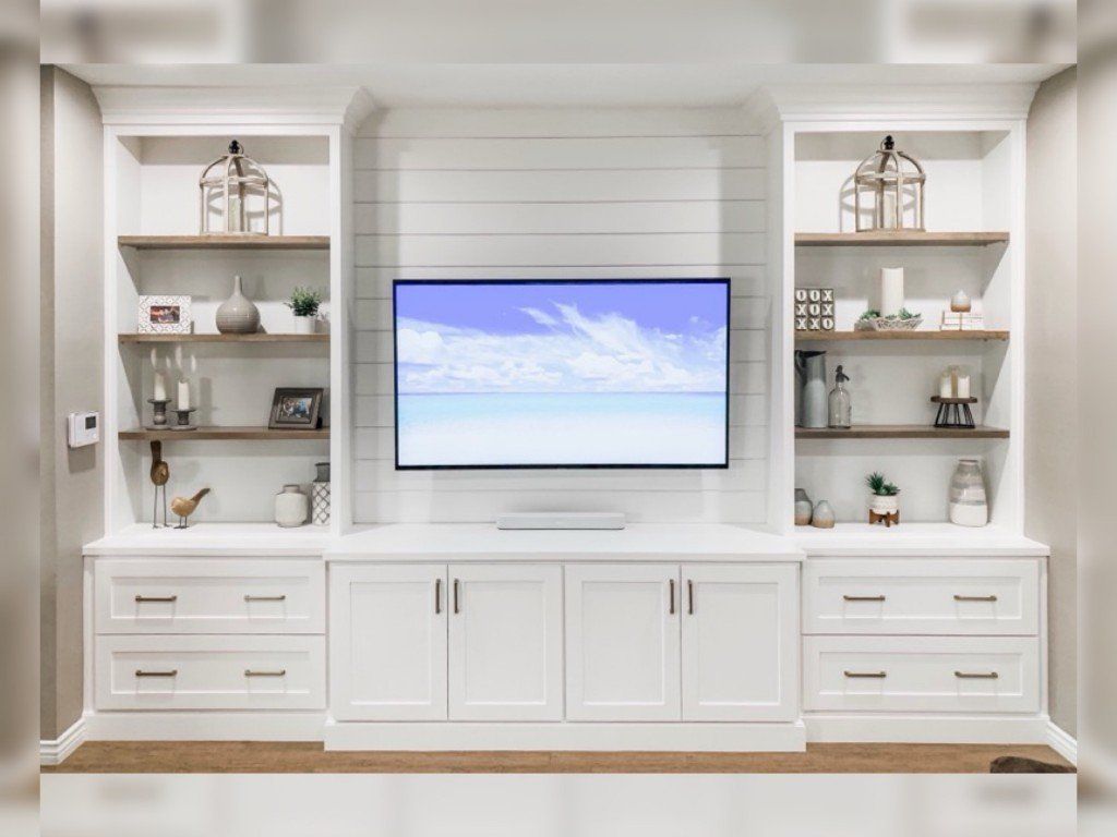 Custom Living Room Cabinet — Imperial, CA — NS Construction