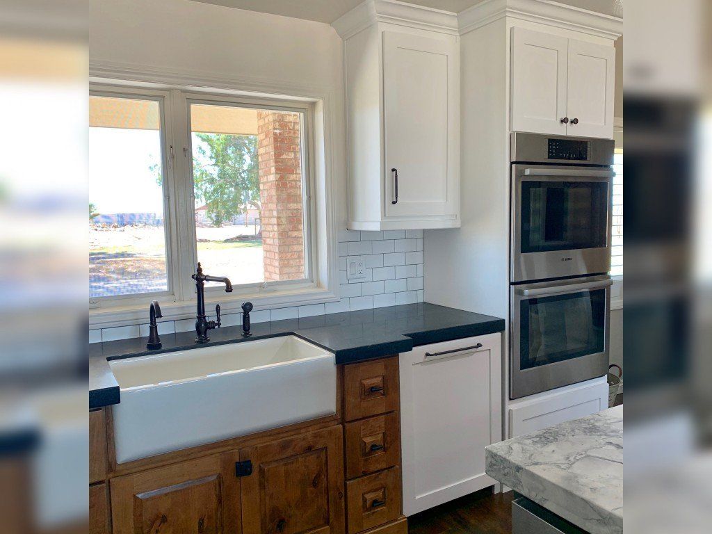 Kitchen Sink Near the Cabinet Oven — Imperial, CA — NS Construction
