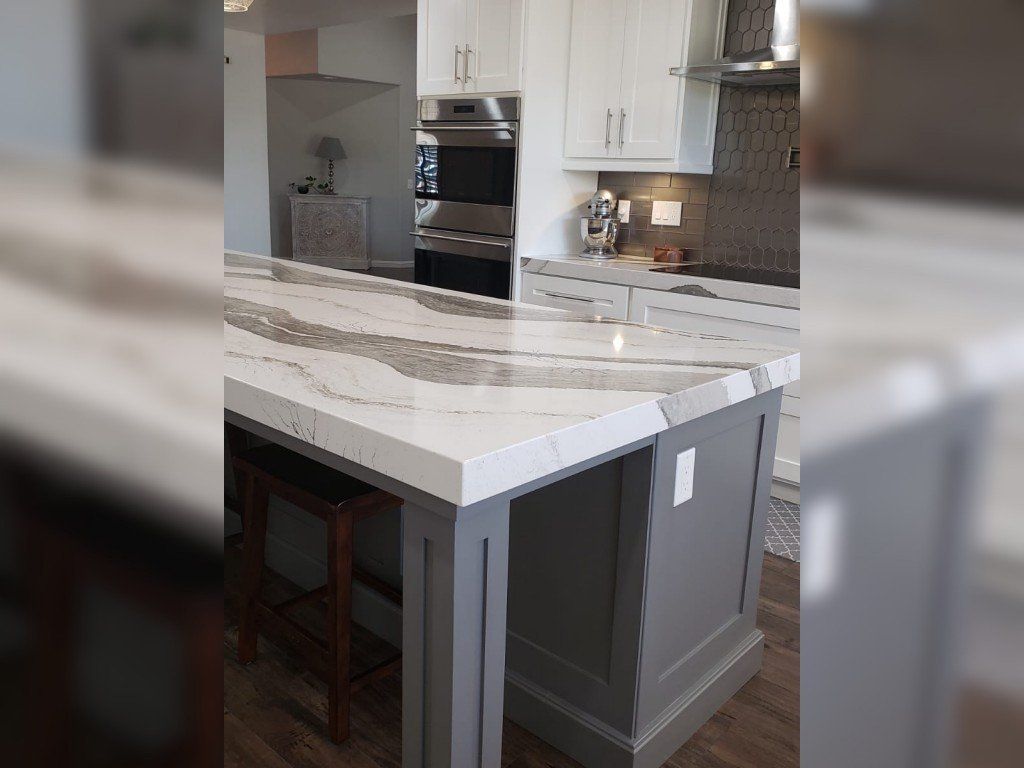 Marble Countertop with Design — Imperial, CA — NS Construction