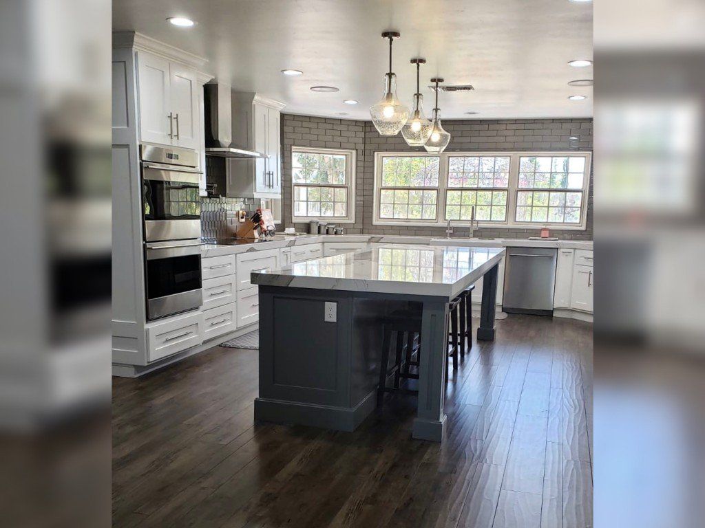 Kitchen Countertop with Chairs — Imperial, CA — NS Construction