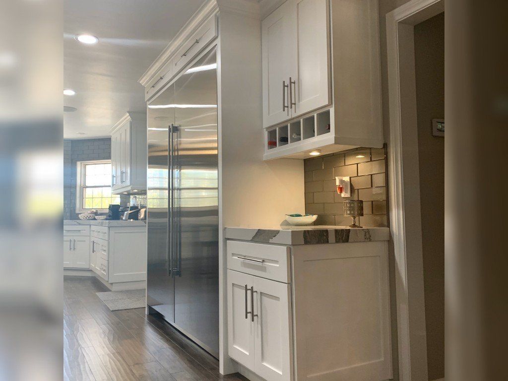 Kitchen Countertop Table with Cabinet — Imperial, CA — NS Construction