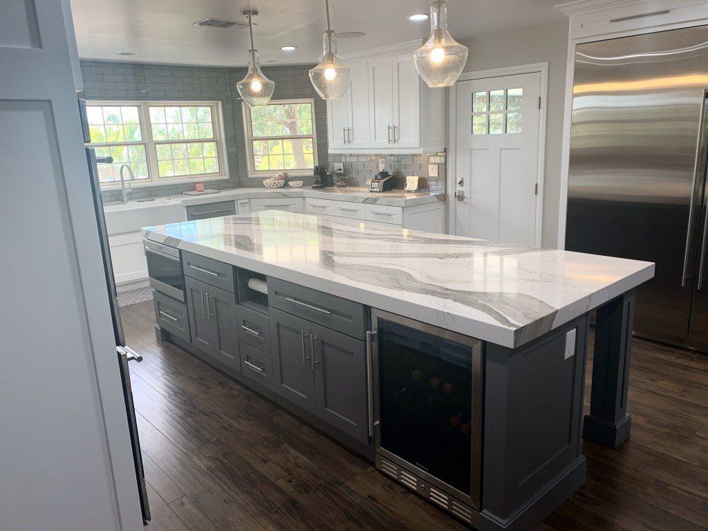 Countertop in Center of The Kitchen — Imperial, CA — NS Construction