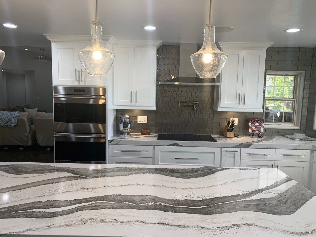 Kitchen Countertop Table and Countertop Stove — Imperial, CA — NS Construction