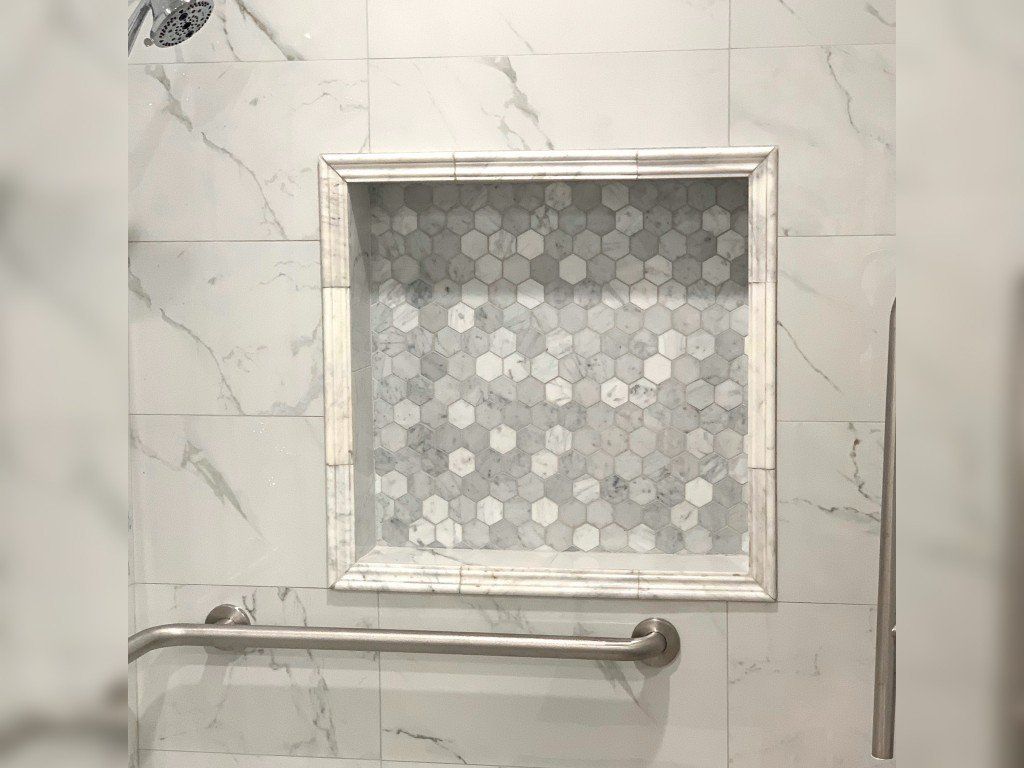 Bathroom with Marble Wall — Imperial, CA — NS Construction