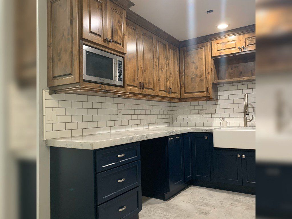 Custom Cabinet with Microwave — Imperial, CA — NS Construction