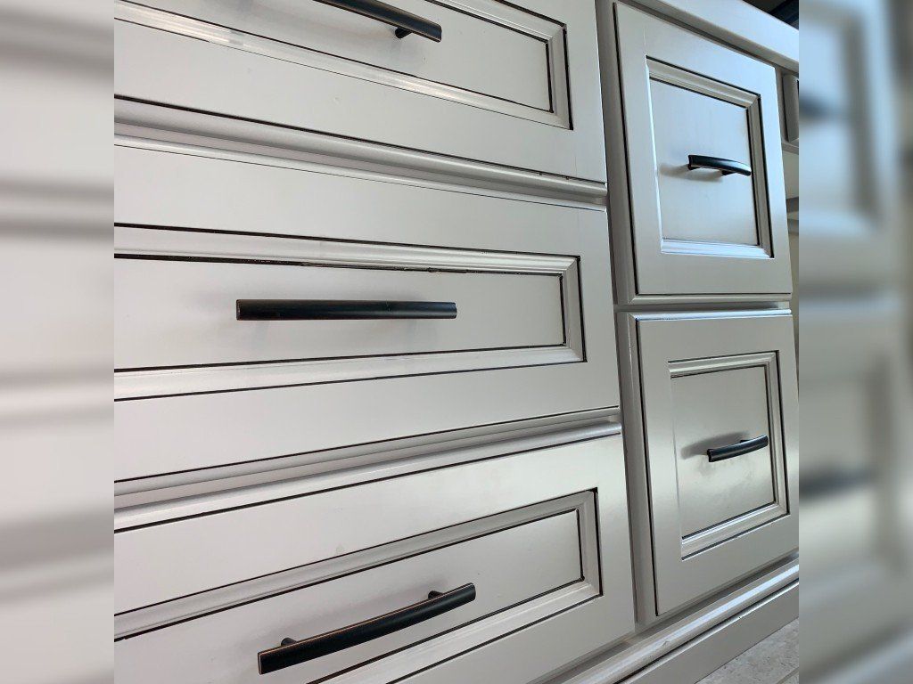 Cabinet Drawer with Black Handle — Imperial, CA — NS Construction