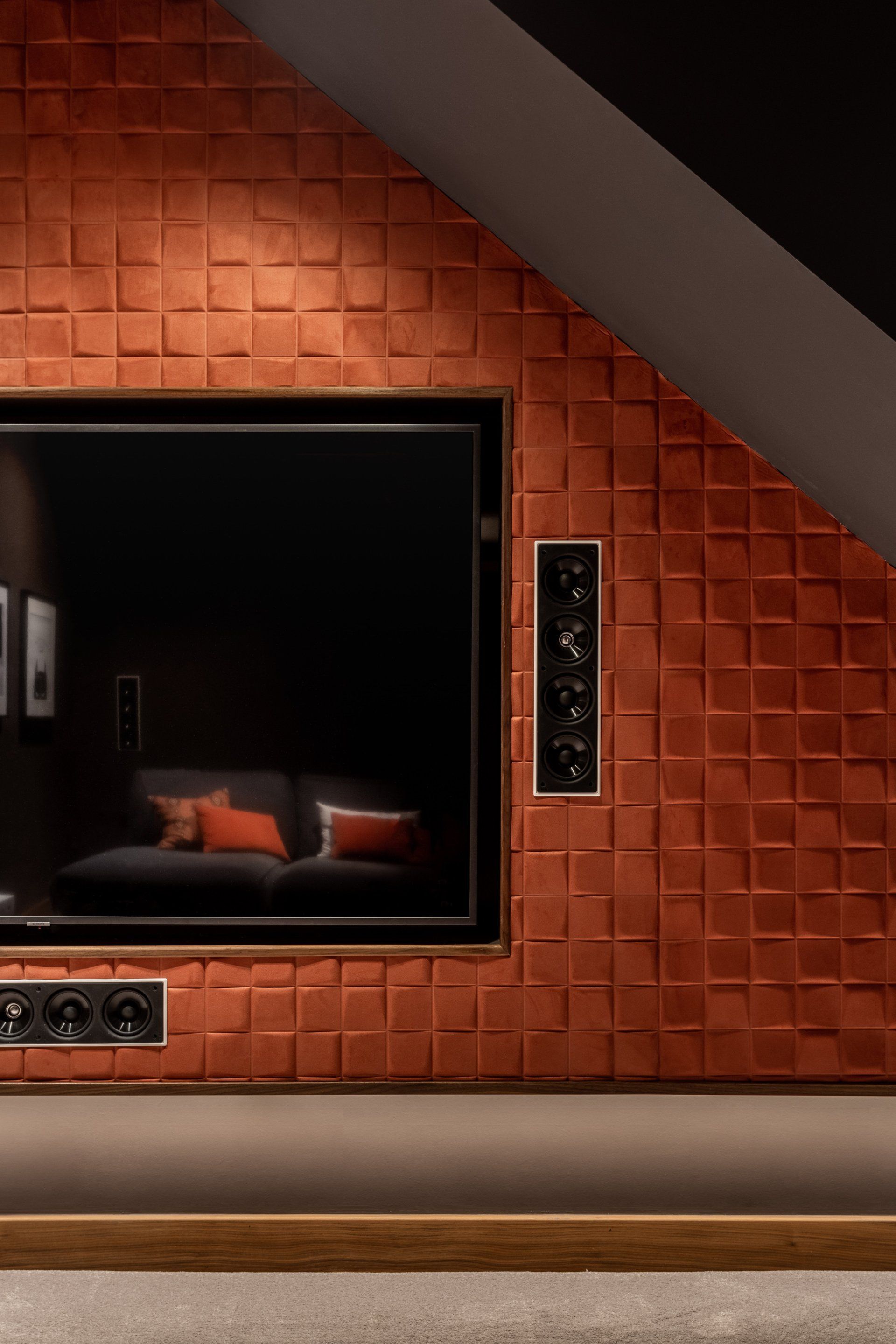 Home cinema wall