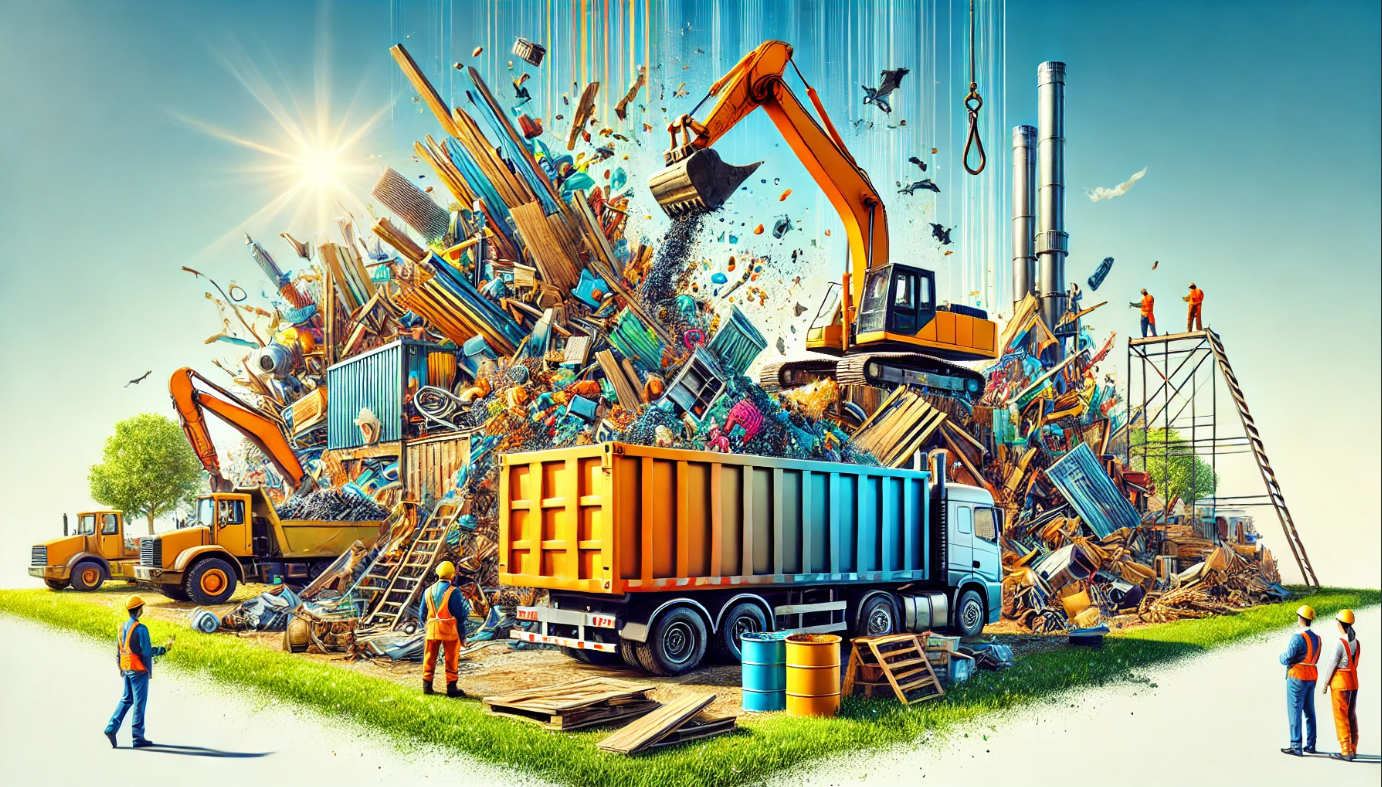 Construction debris removal