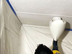 popcorn ceiling, water stains, plumber, leaked pipes, sheetrock, skim coat