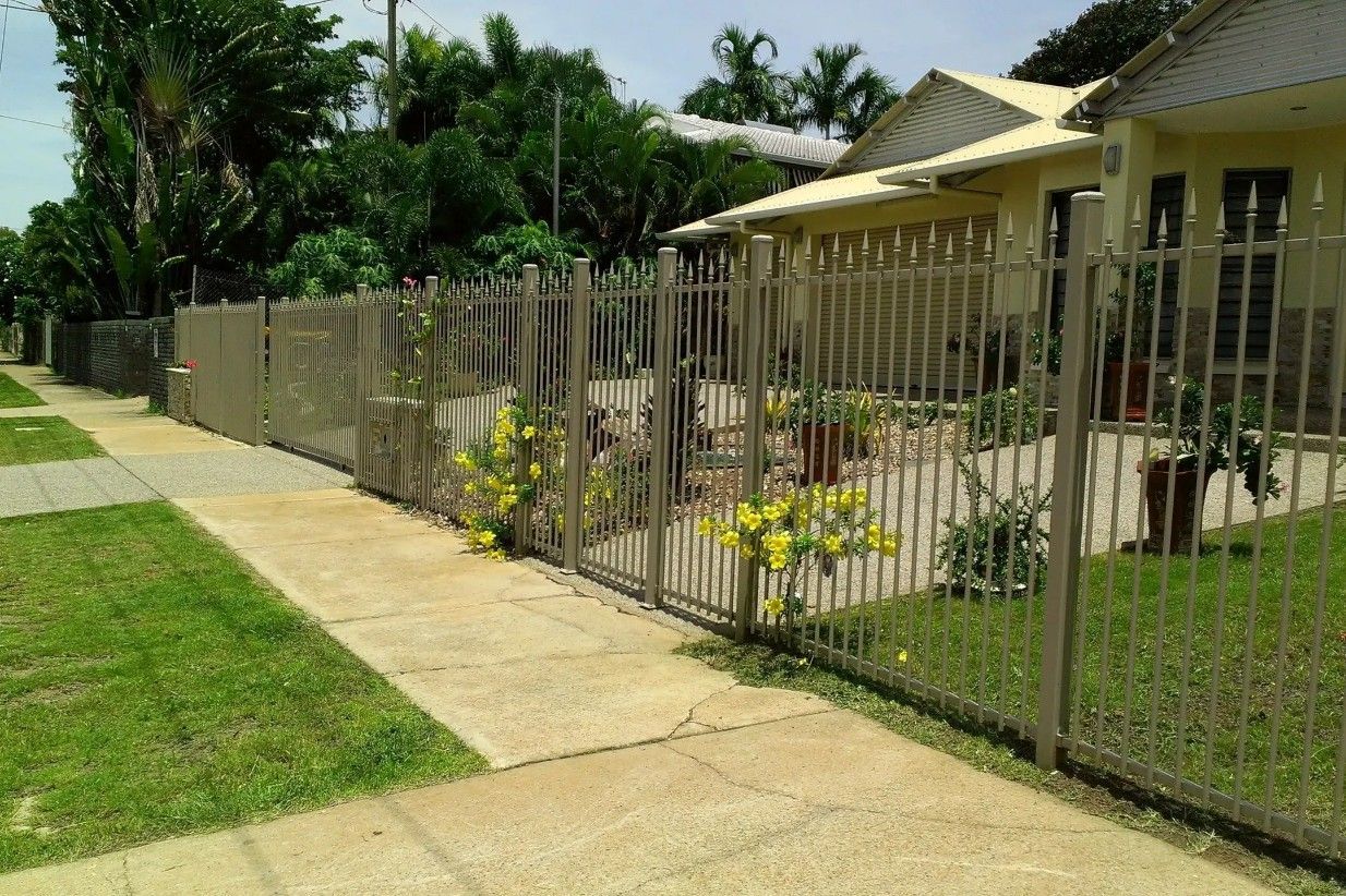 Front Fence With Gate Facing The Streets