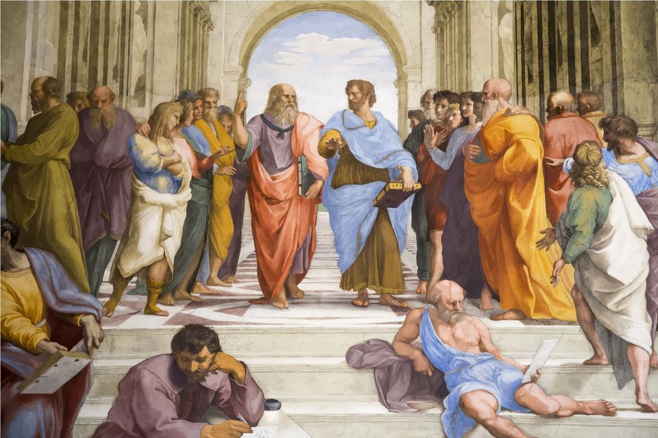 Who Uses First Principles Thinking - Raphael The School of Athens