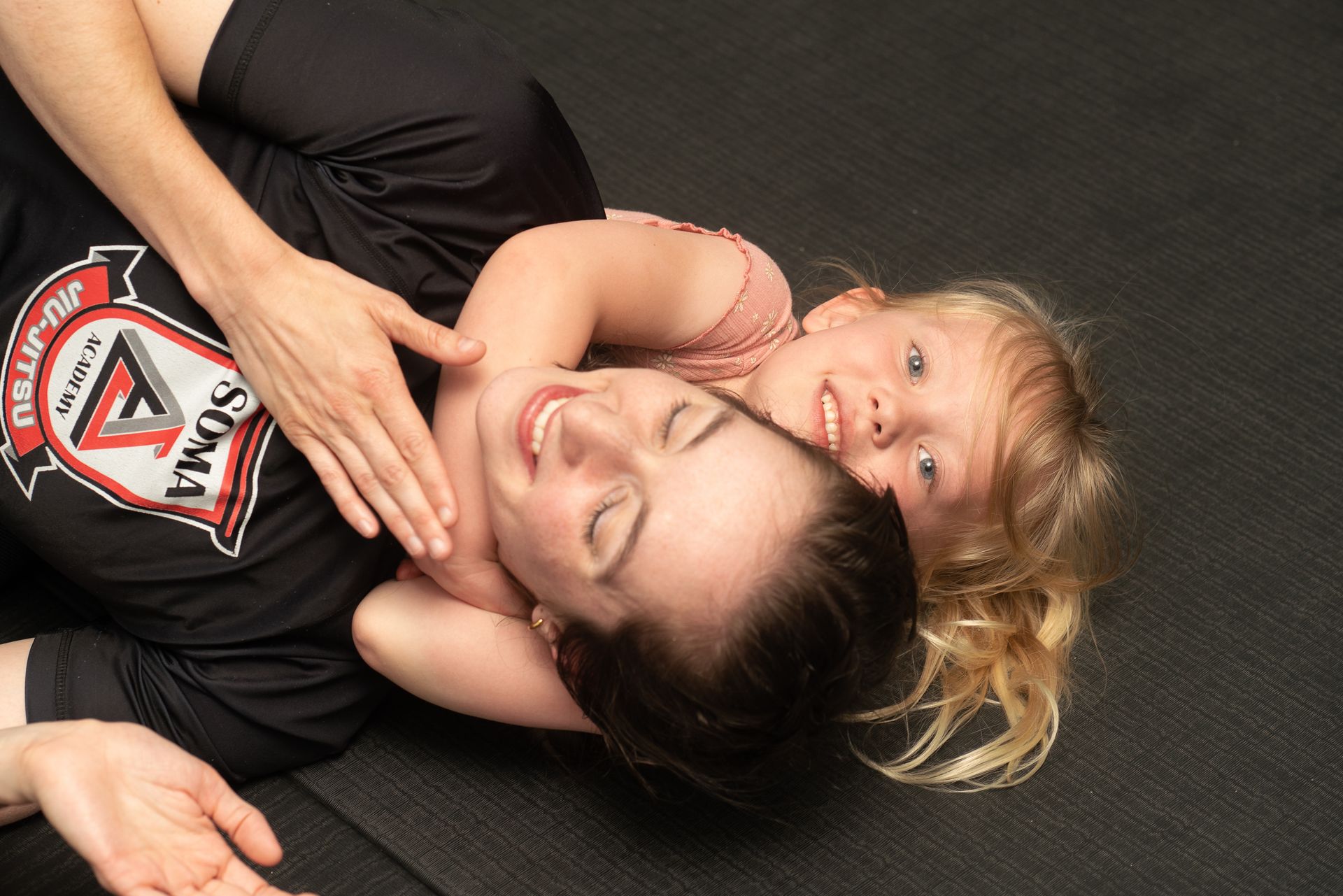 Students practicing Brazilian Jiu-Jitsu at Soma Jiu-Jitsu Rexburg to improve focus, reduce stress.