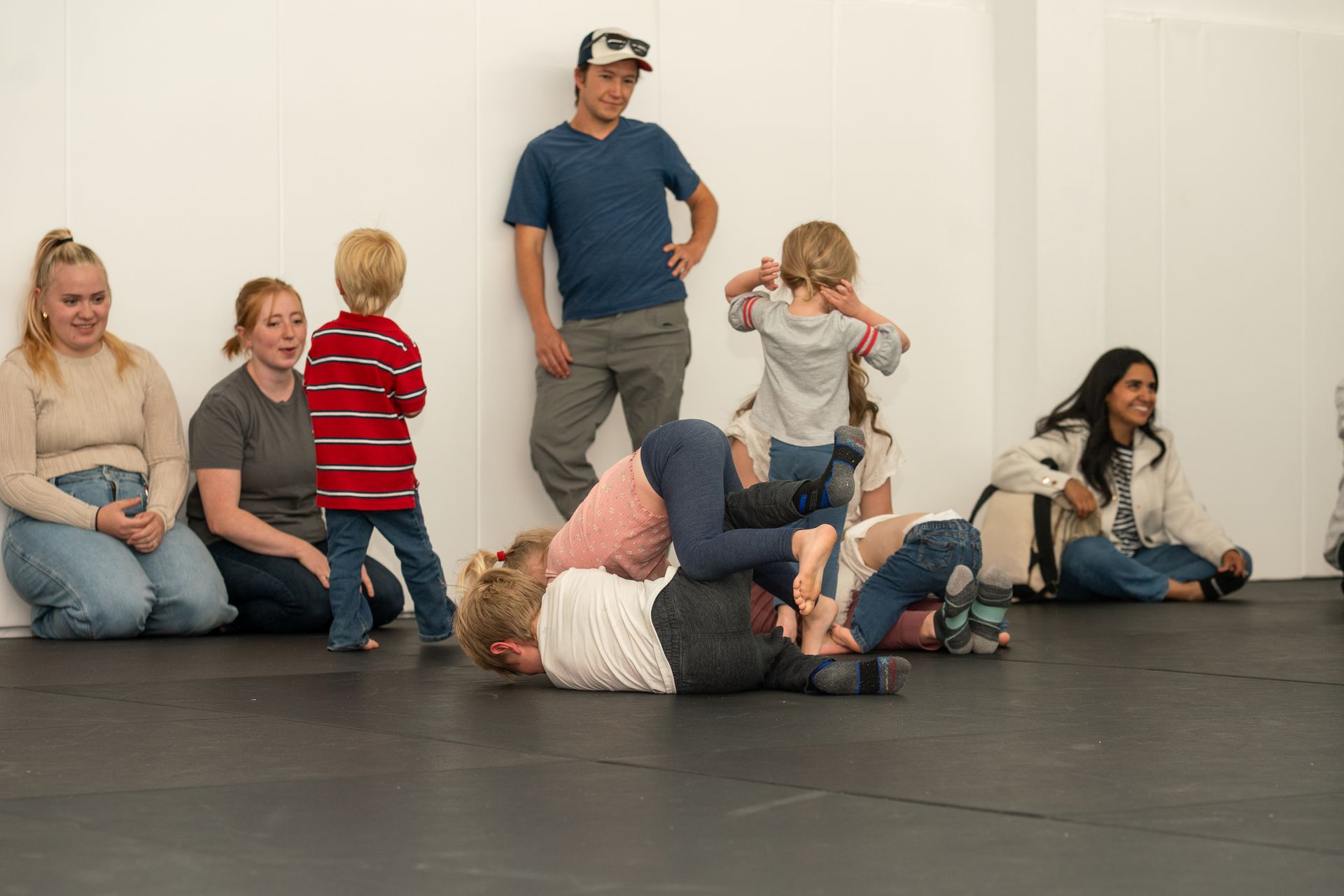 Women practicing Brazilian jiu-jitsu self-defense at Soma Jiu-Jitsu Academy in Rexburg, ID.