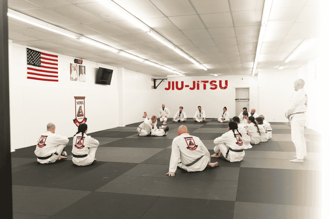 SOMA Jiu-Jitsu Student in Class