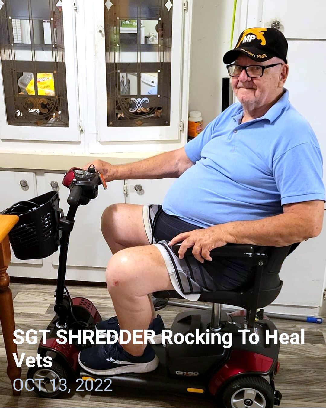 SGT. SHREDDER Rocking To Heal Vets, Inc. event photo,