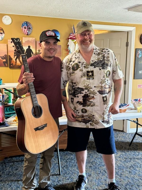 Warrior Wellness Program, Holiday Florida, Sgt. Shredder,  Guitar Donation, Dean Guitars , Blue Magic Strings , Veteran combat stress therapy,