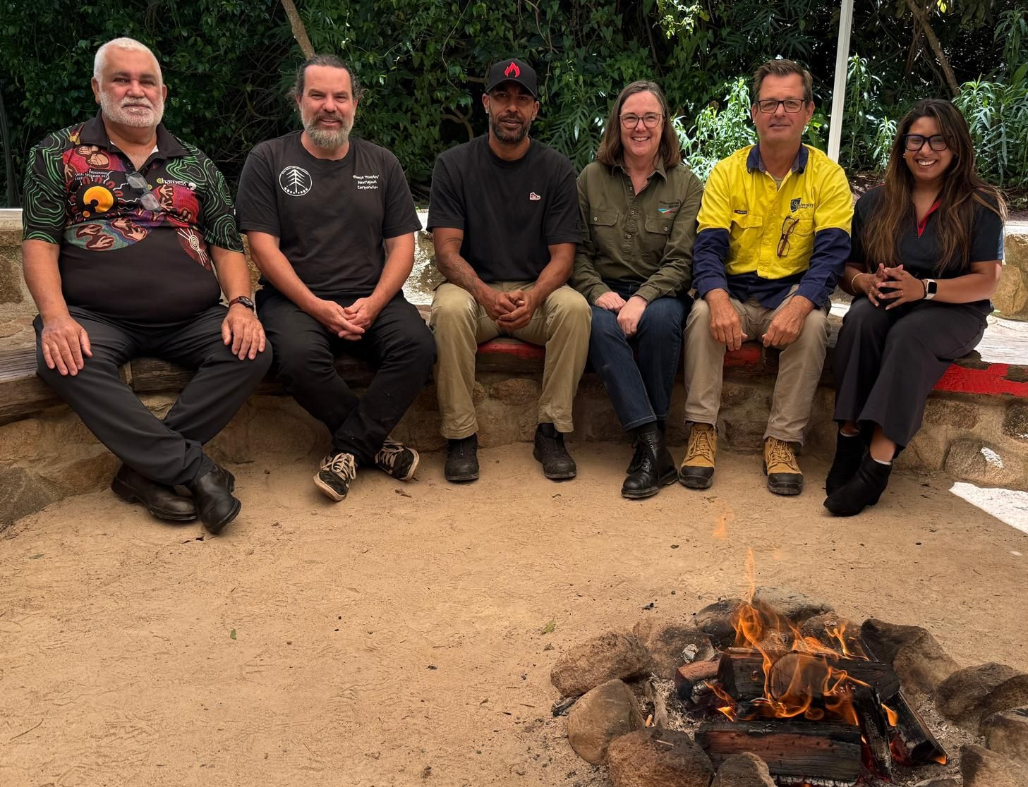 Our team meeting with First Nations Rangers at the Bunya Mountains, 2025.