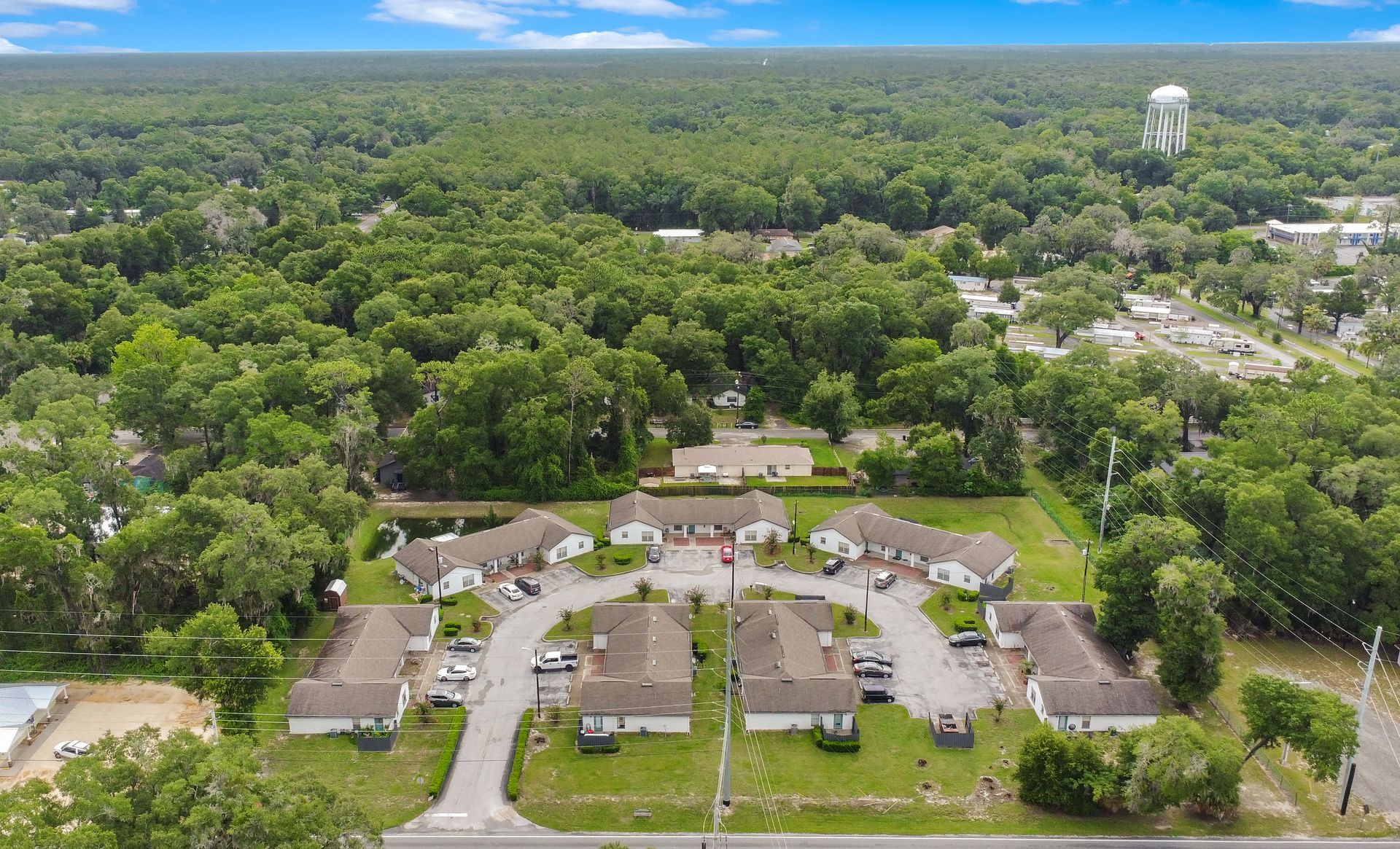 Aerial view at The Piquette in Ocala, FL.