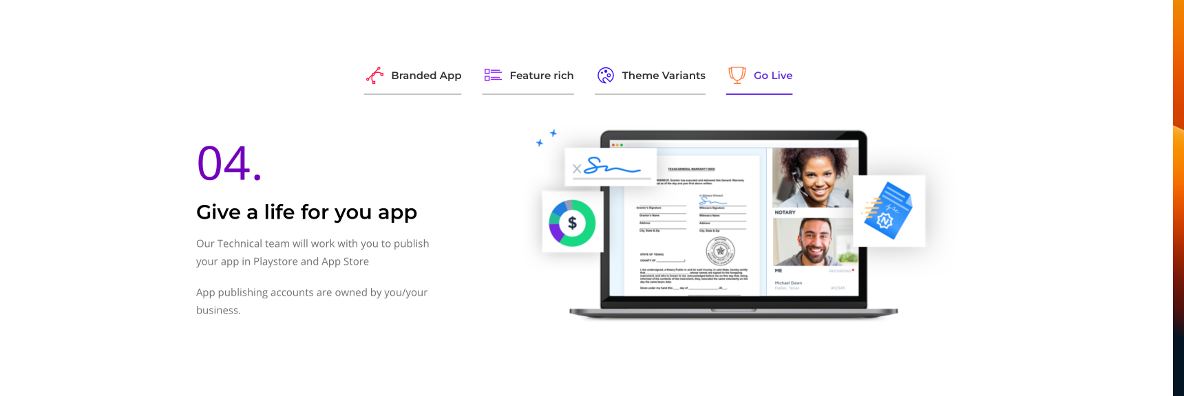 Quick turnaround time for Go Live