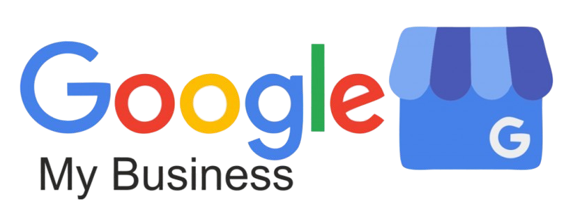 The google my business logo is shown on a white background.