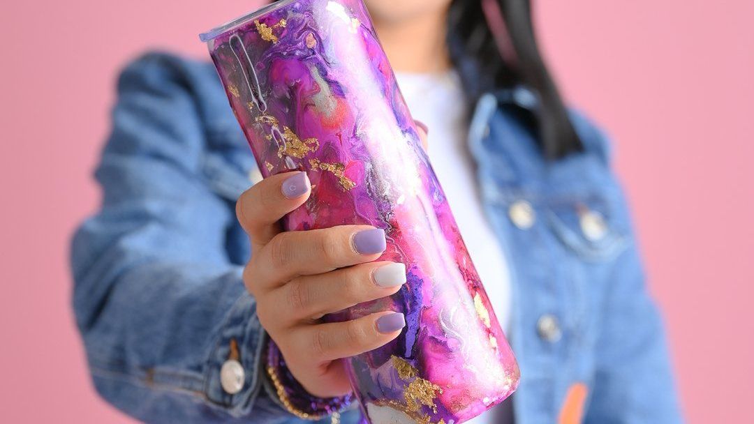 Curso de Vasos con Glitter